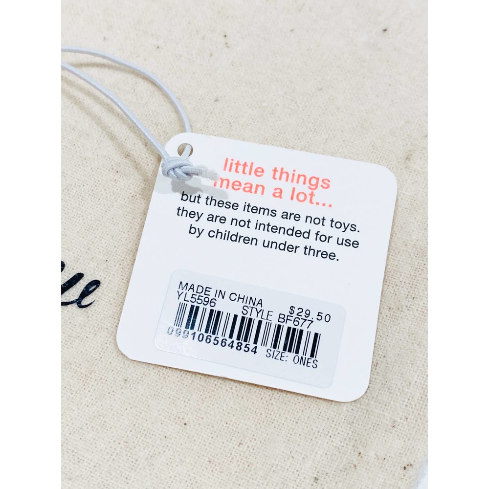 J Crew x Crewcuts Daisy Locket Necklace Gold Chain New - Picture 6 of 6